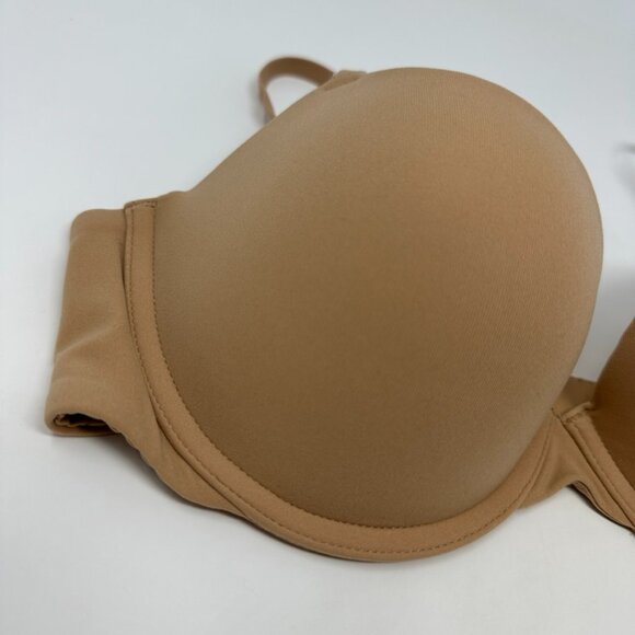 NWT SKIMS Fits Everybody Push Up Tshirt Bra in shade OCHRE size 36DD - Picture 4 of 5